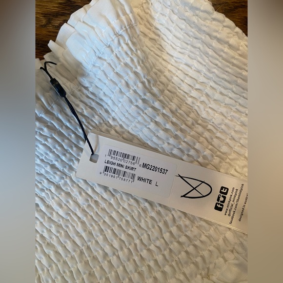 MINKPINK Revolve Leigh Linen Mini Skirt NWT - Picture 5 of 7